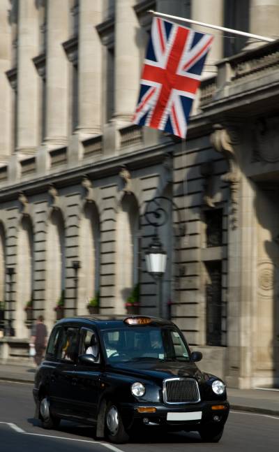 Black cab in London