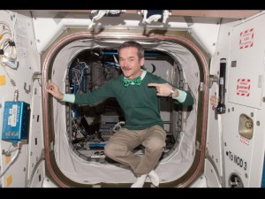 St. Patrick's Day on the ISS