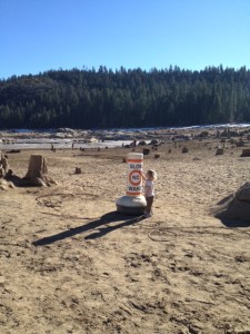 Pinecrest Lake in January