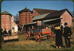 Farm auction, Connecticut, 1940.