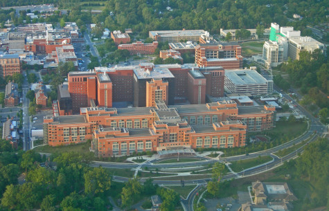 The National Institutes of Health Clinical Center, Bethesda, Md. So much money in this photo; any for M.E.? 