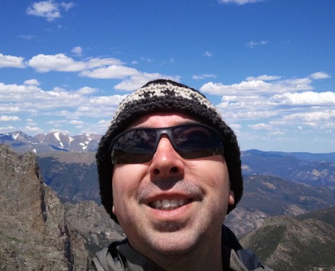 The author during healthier times, at the Continental Divide, Colorado, July 2011