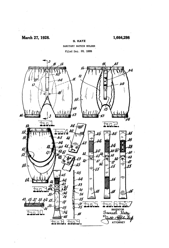 The Incredible World of Period Underwear Patents - Atlas Obscura
