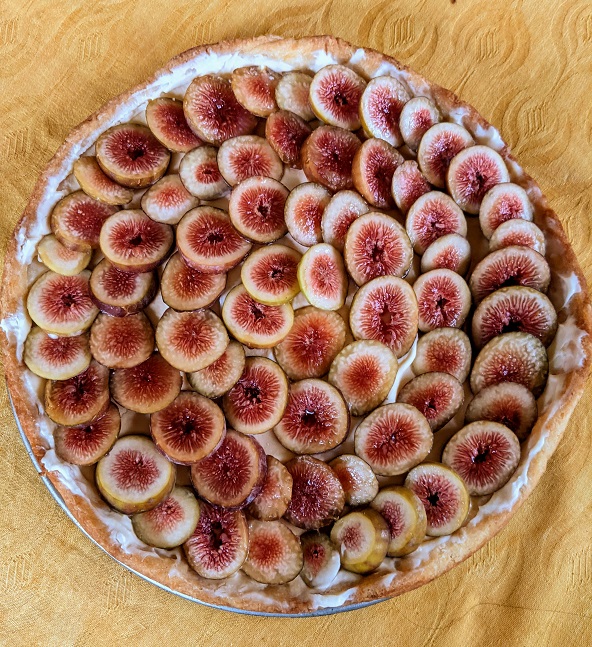 a fig tart