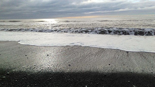 Icelandic beach.
